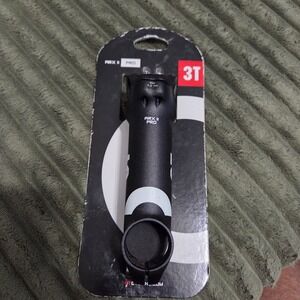 3T Arx II Pro Aluminum Bicycle Stem 110mm +/- 6 Degree 31.8mm Black 3200COAG42W